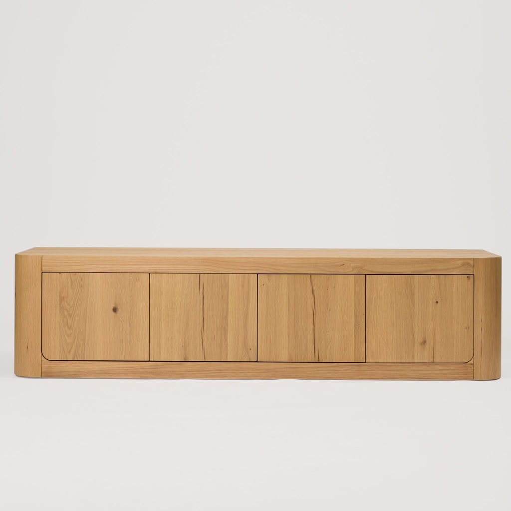 Oslo 4-Door Low Line Buffet in Oak | Bodhi Living