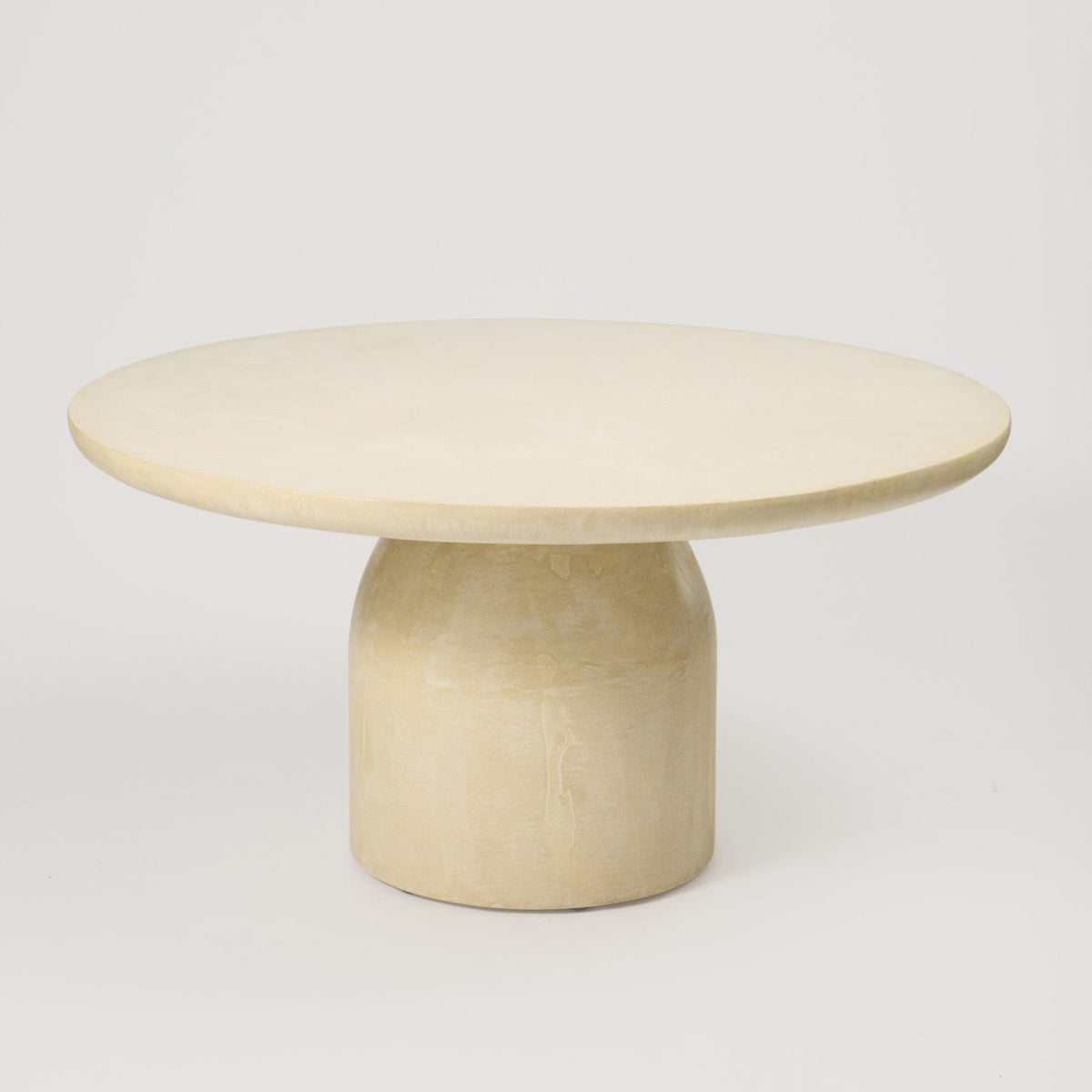 Nexus Round Dining Table, Micro-Cement