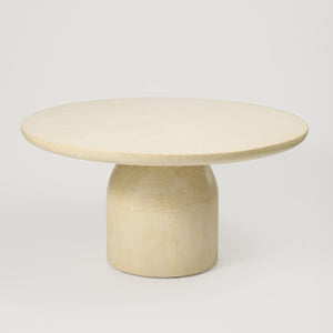 Nexus Round Dining Table, Micro-Cement