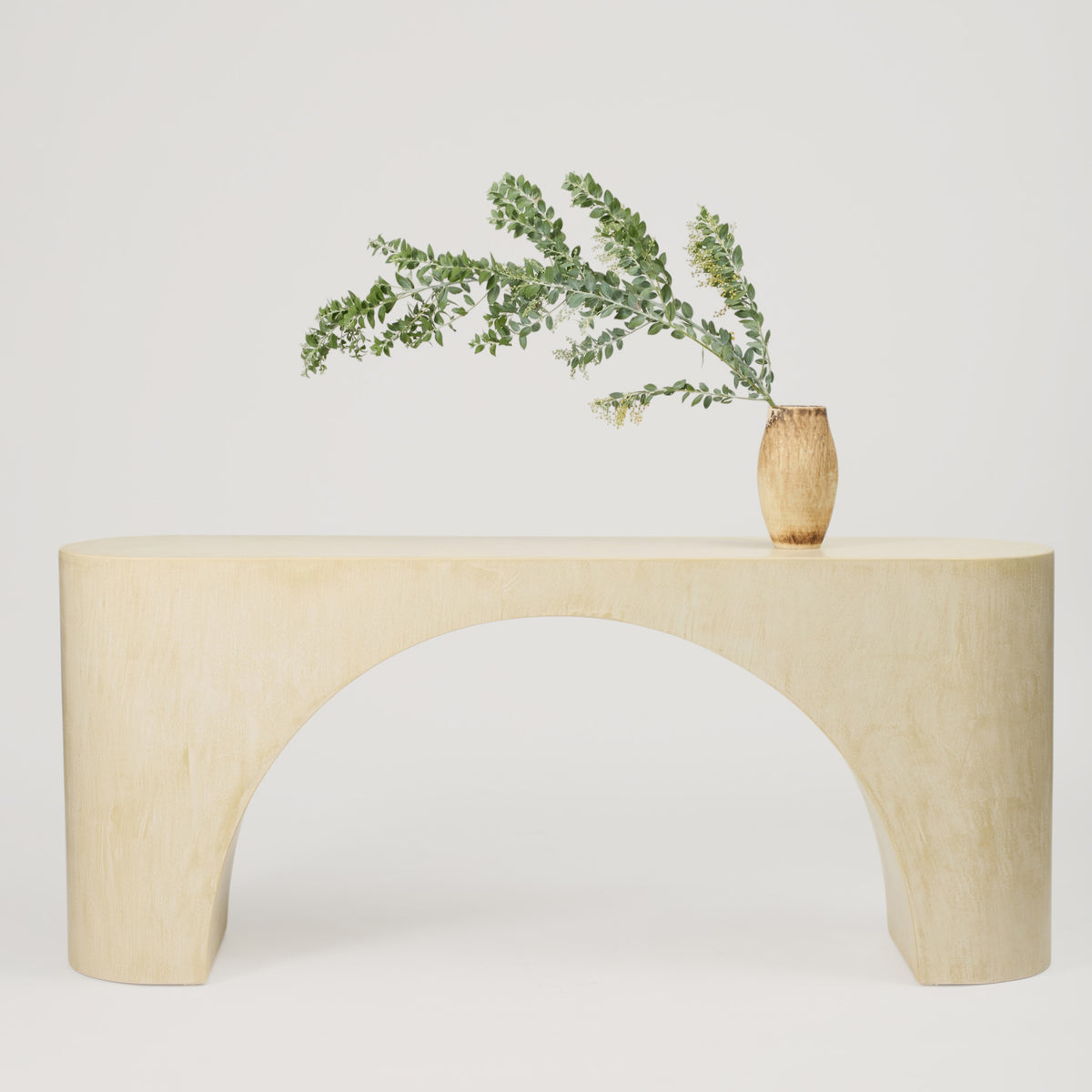 Nova Console Table, Micro Cement