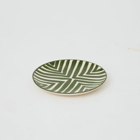 Ceramic glazed plates Green