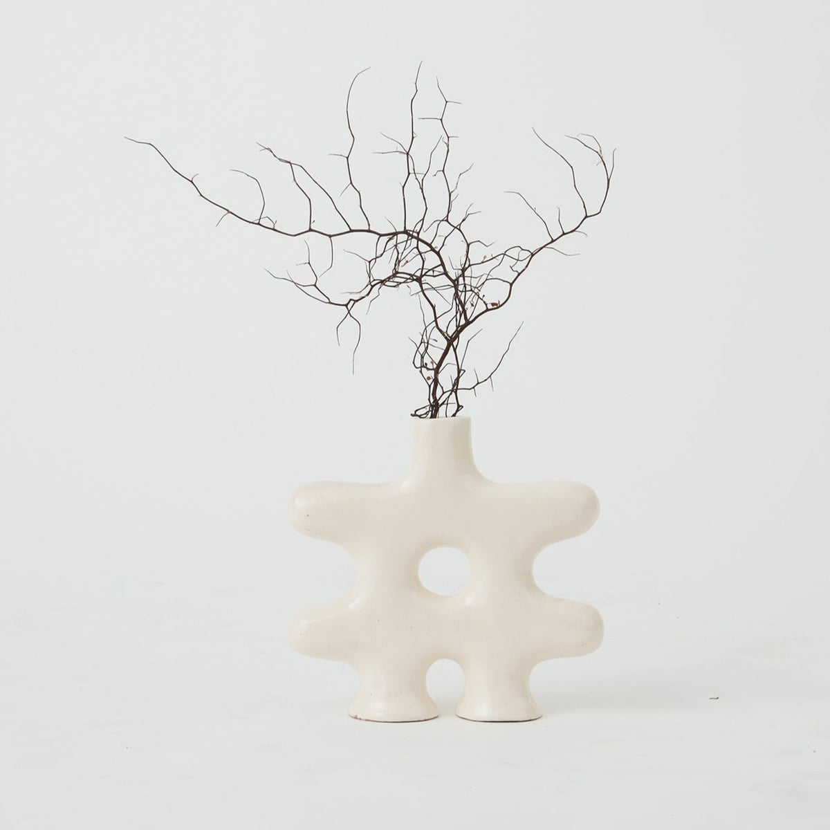 Kora vase White