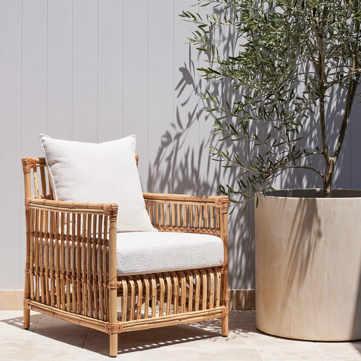 Lene Rattan Armchair
