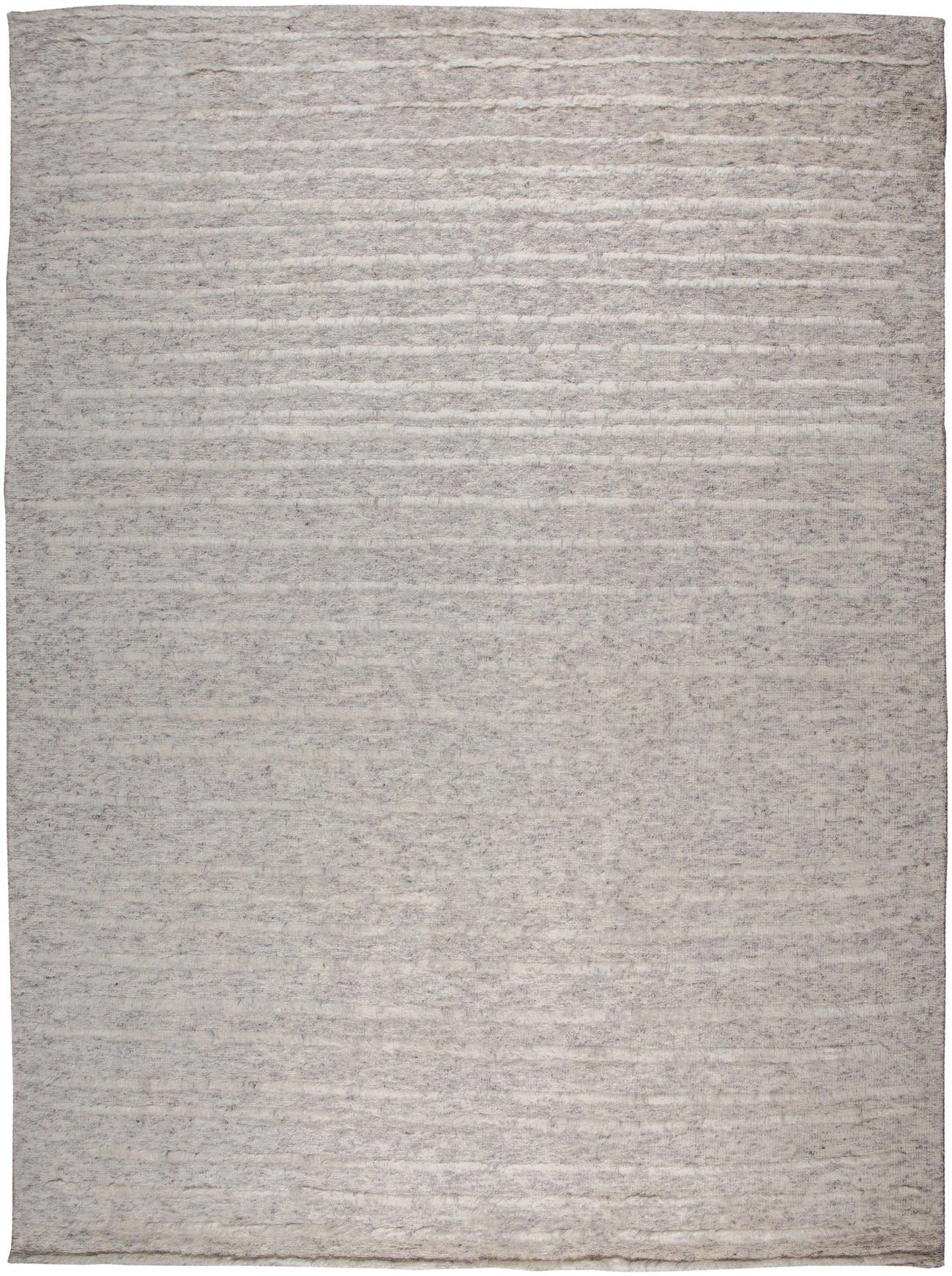 Nomad Rustic Stripes natural rug with subtle horizontal texture – 270 x 363 cm handwoven rug