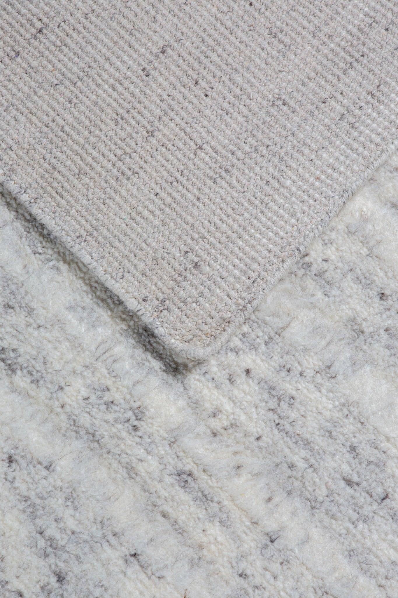 Detail of Nomad Rustic Stripes rug showing handwoven texture and natural fibre weave