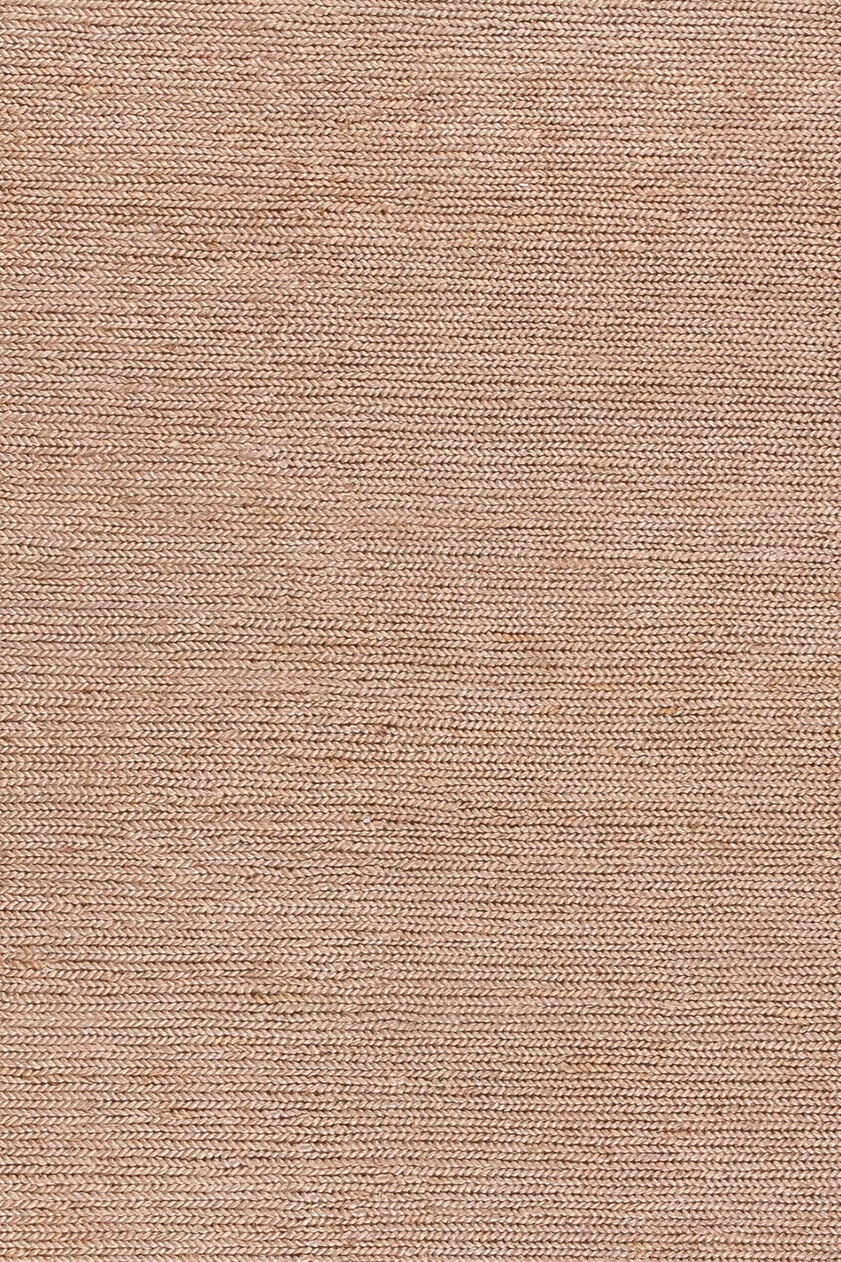 Beige hand-spun jute twine rug in natural fibre weave