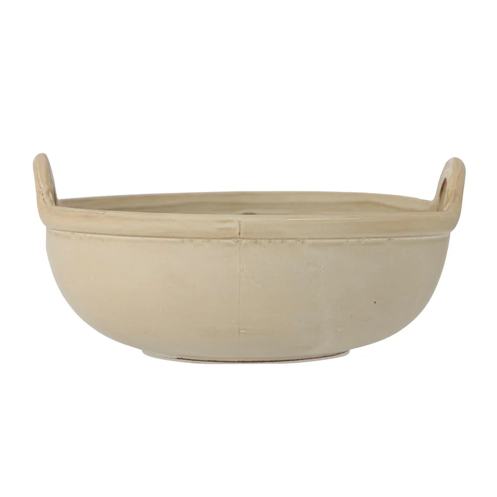 Janti Bowl Grey Stoneware by Bloomingville