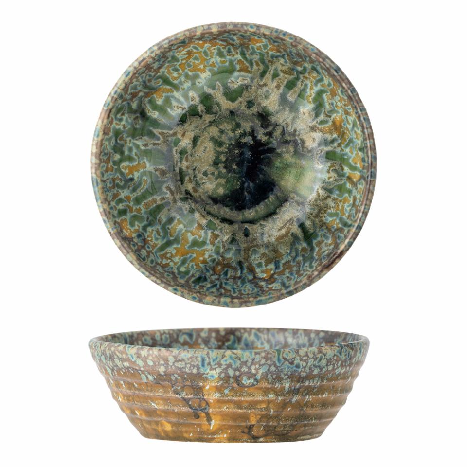 Bloomingville Milani Bowl, Green, Stoneware