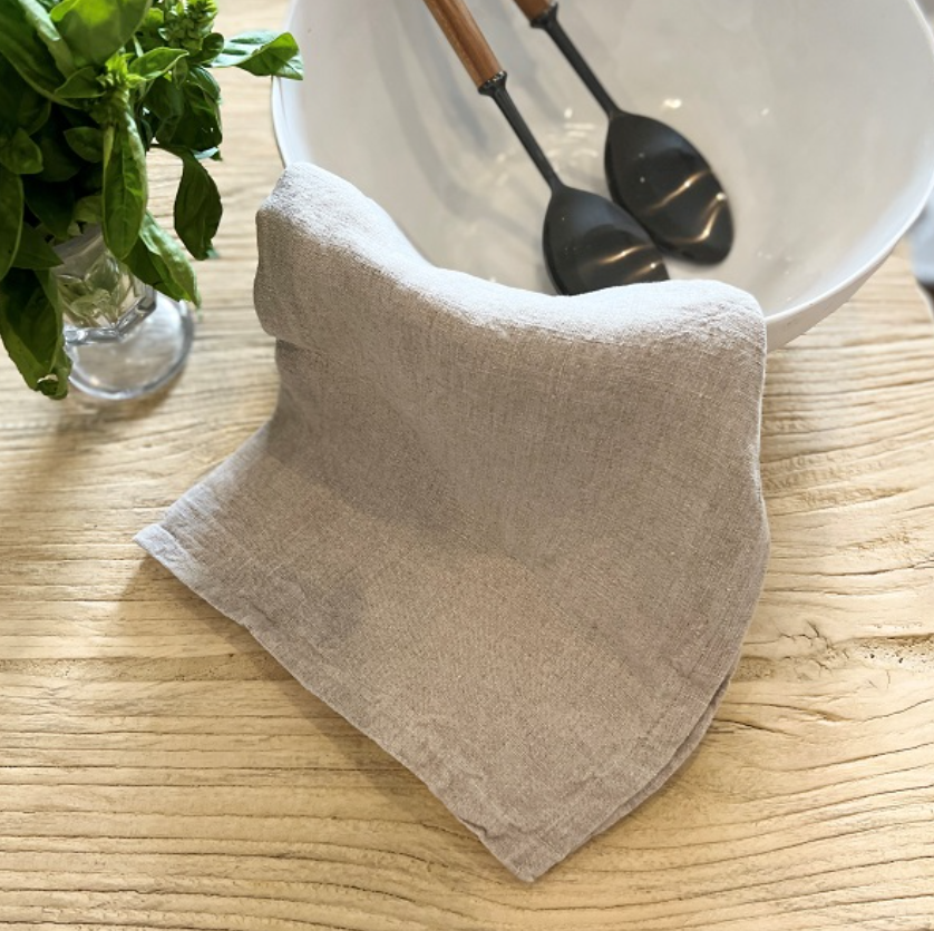 Teatowel set/2 Beige linen