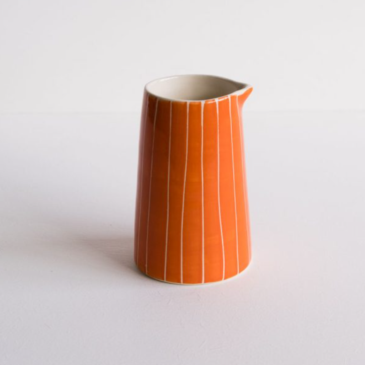Musango Creamer Sgraffito Tangerine