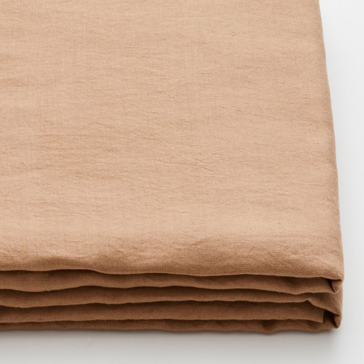 100% Linen Fitted Sheet in Chestnut