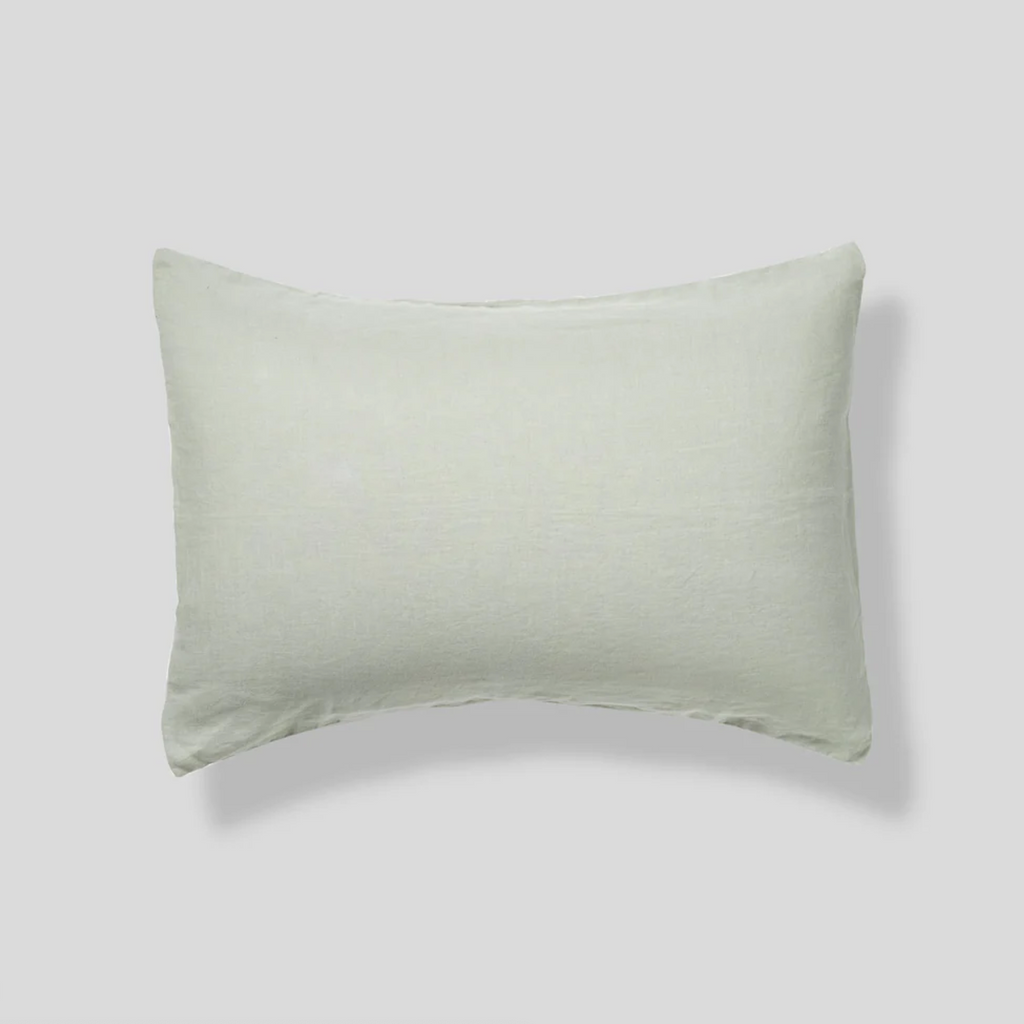 Stone Linen Pillowcase Set | European Flax Linen Bedding – Bodhi Living