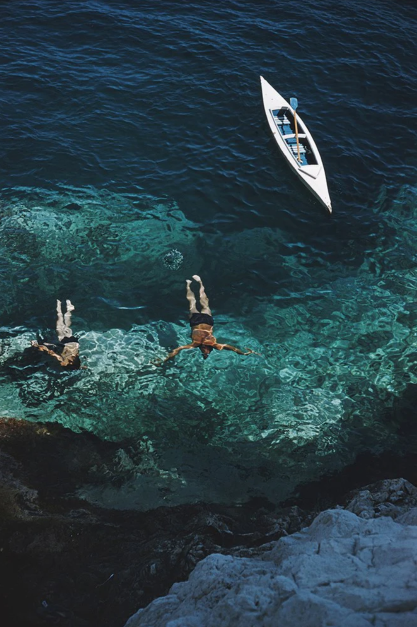 Capri Holiday Print by Slim Aarons