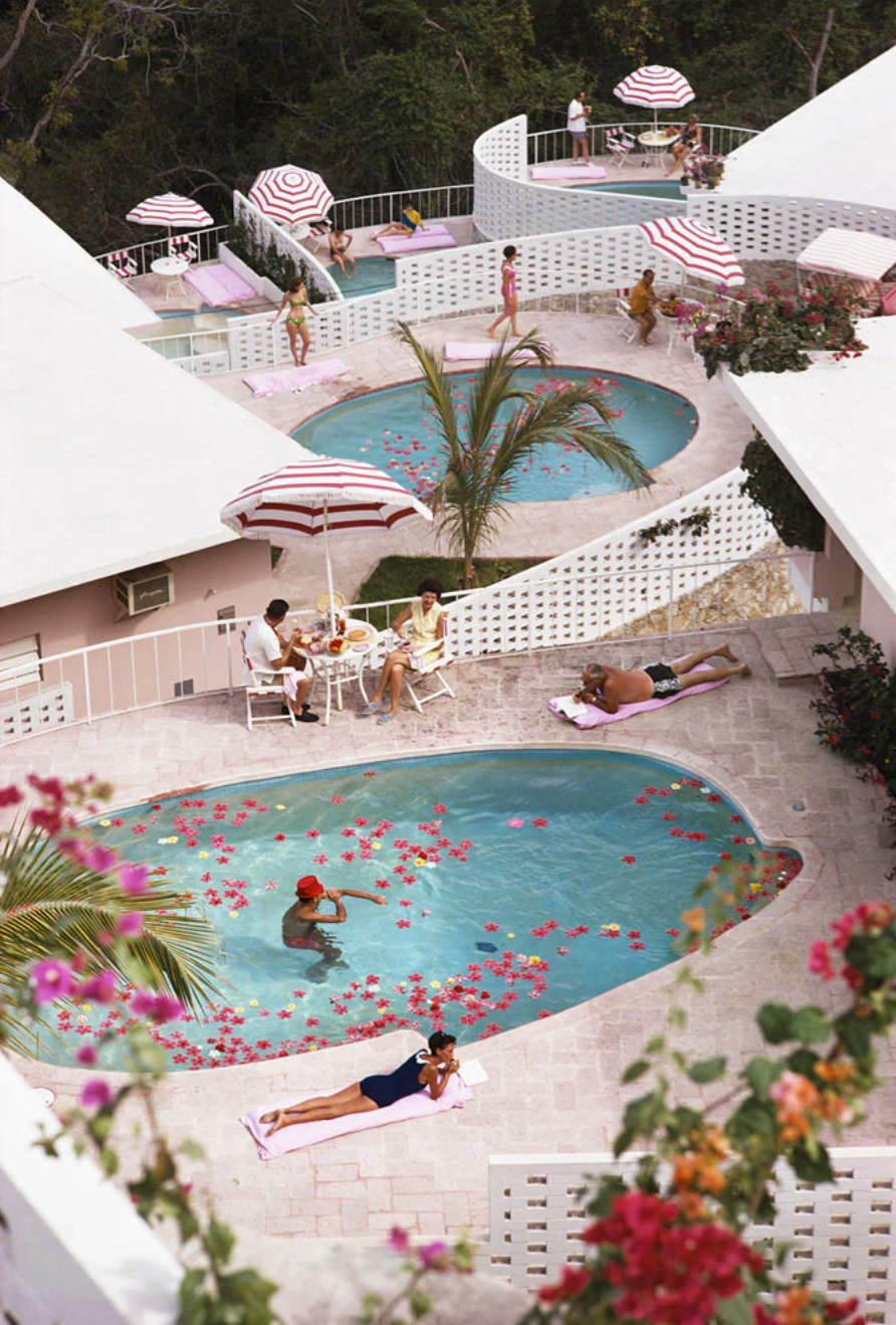 Las Brisas Hote Print by Slim Aarons