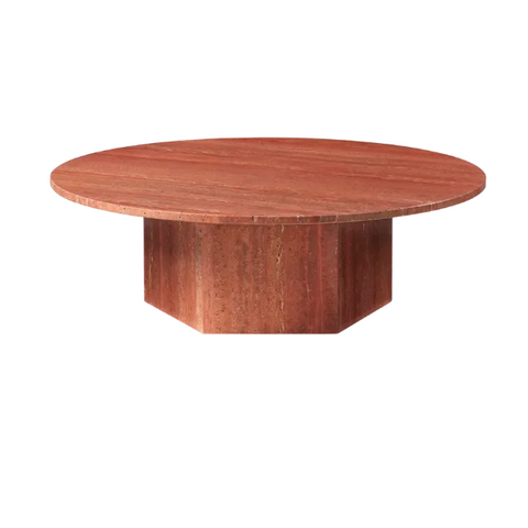 Epic Coffee Table Travertine Round 1100mm - GUBI