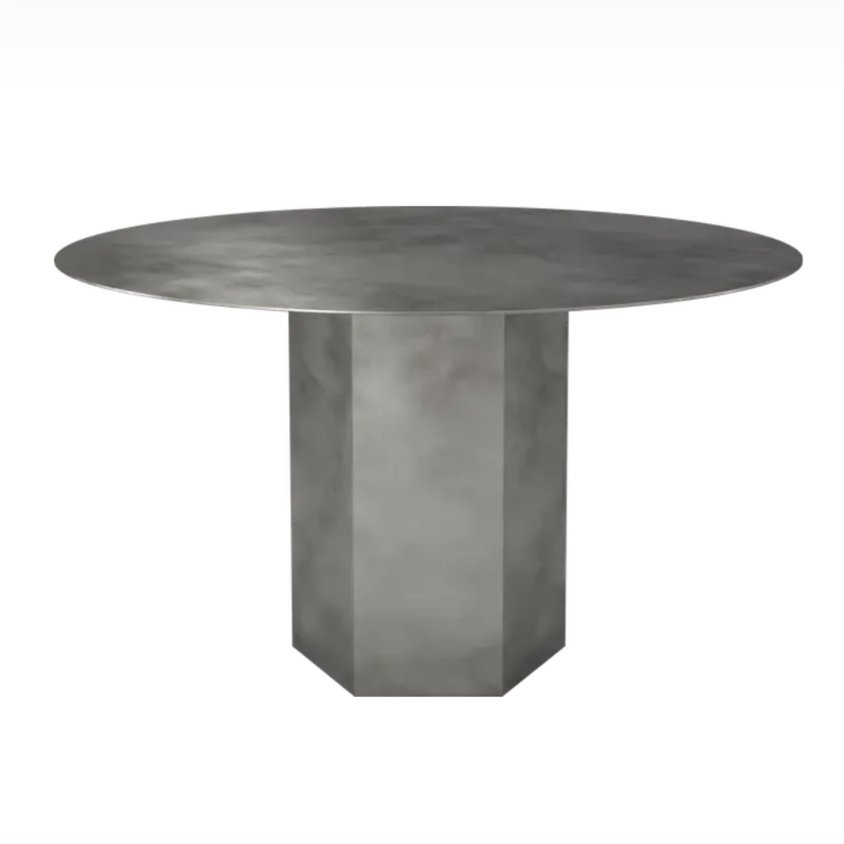 Epic Dining Table Steel Round 1300mm dia - GUBI