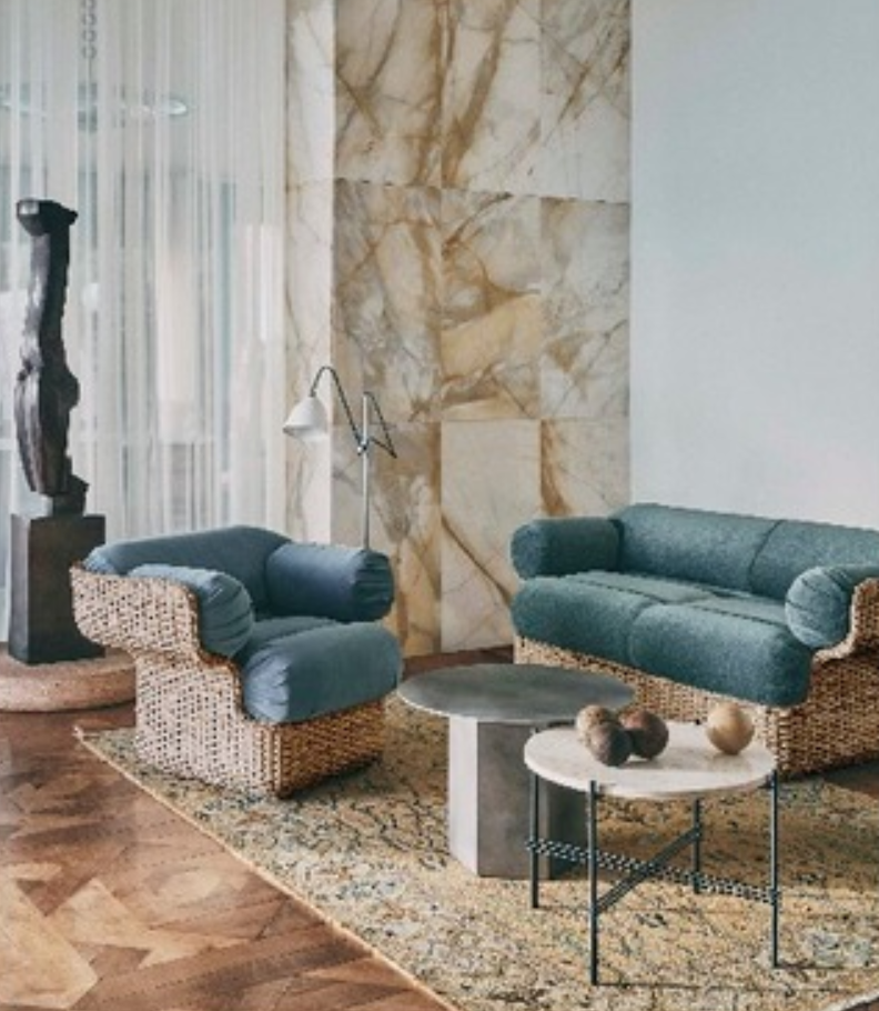 Basket Lounge Chair by Joe Colombo GUBI - Main Image