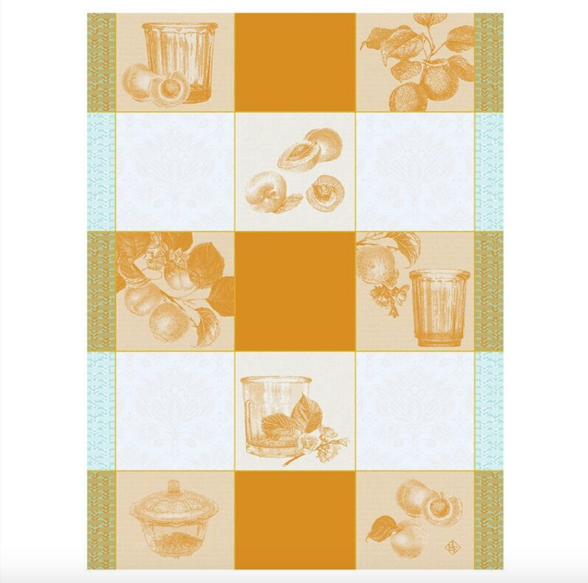 Teatowel Confiture Yellow - Le Jacquard Francais