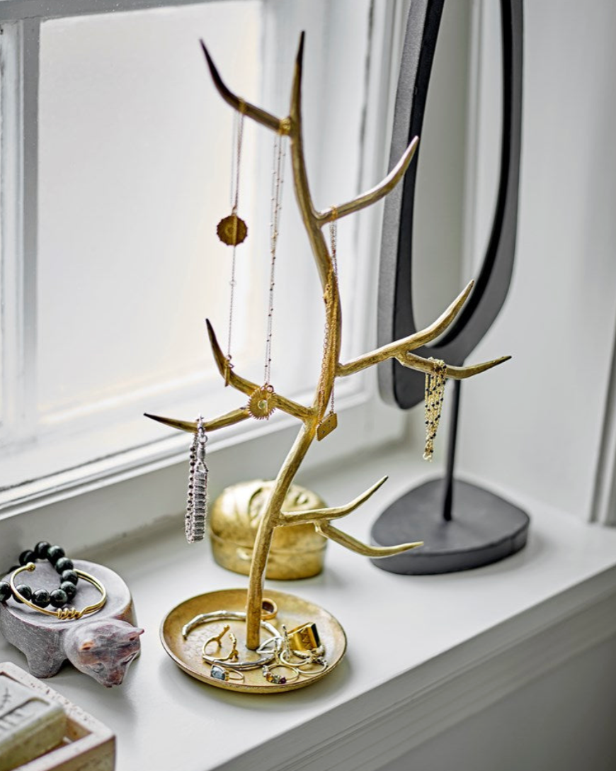 Katika Jewellery stand in gold