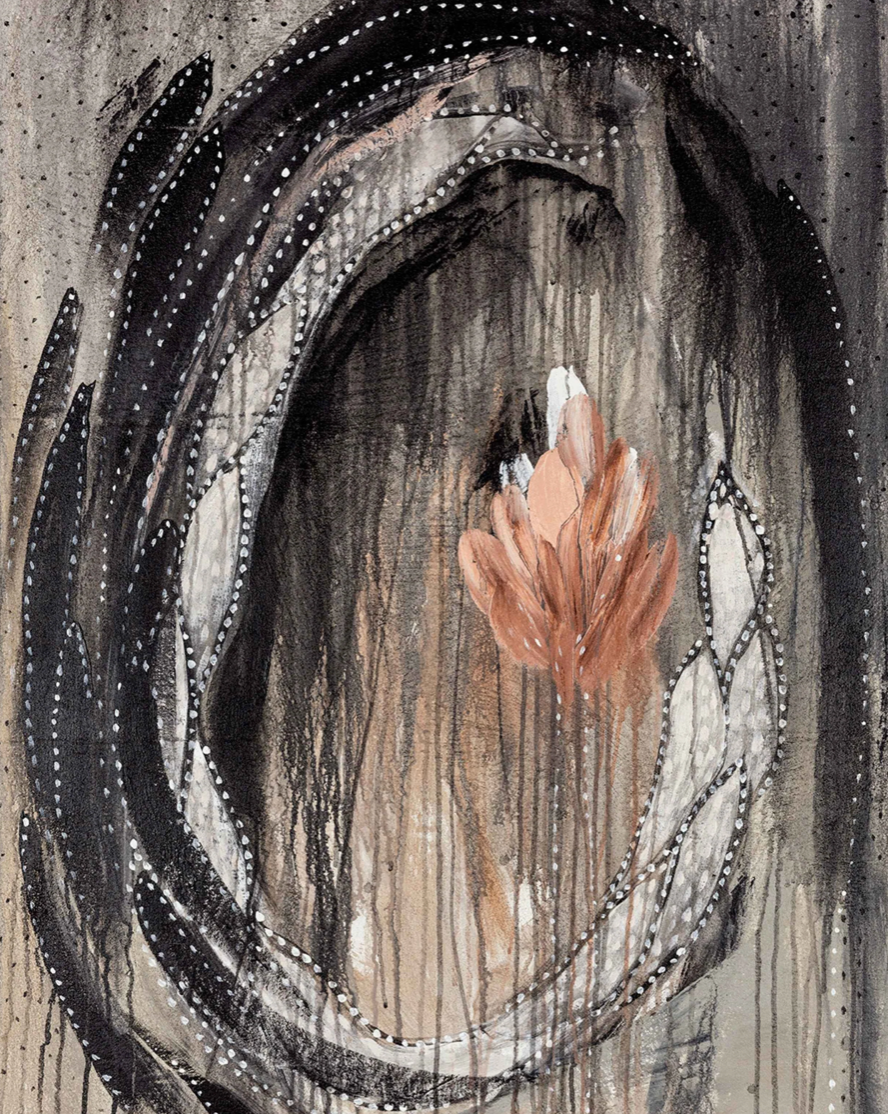 Blossoming Darkness Canvas Print