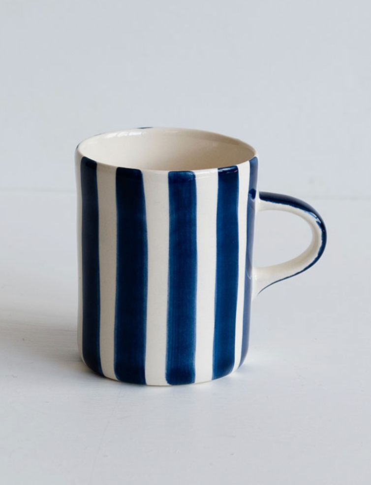 Demi Mug Candy Stripe, Blue