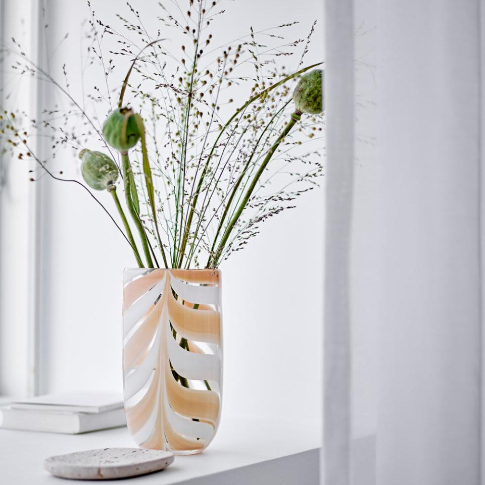 The Taven Vase  in Orange by Bloomingville