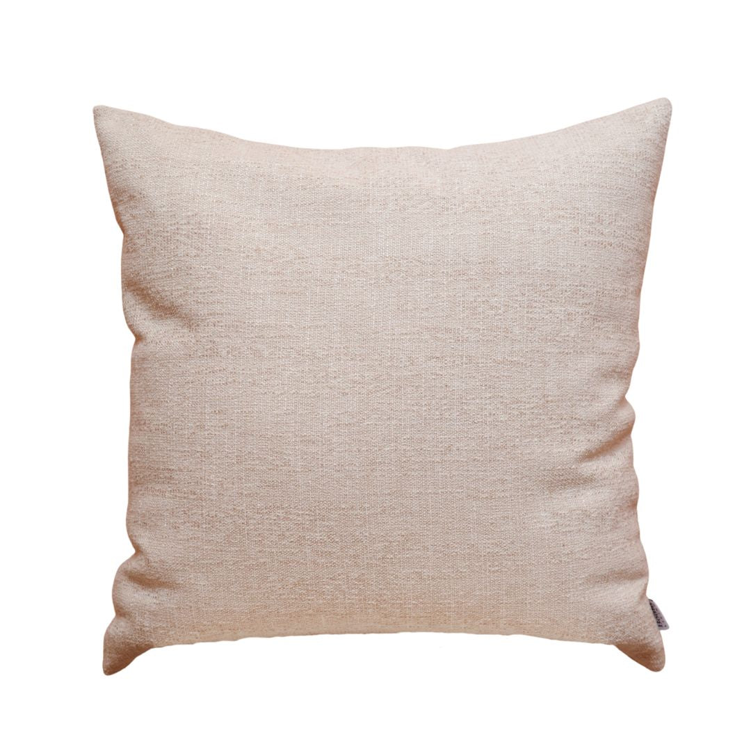 Textured Wheat Cushion 55×55 cm in natural beige tone – Bodhi Living