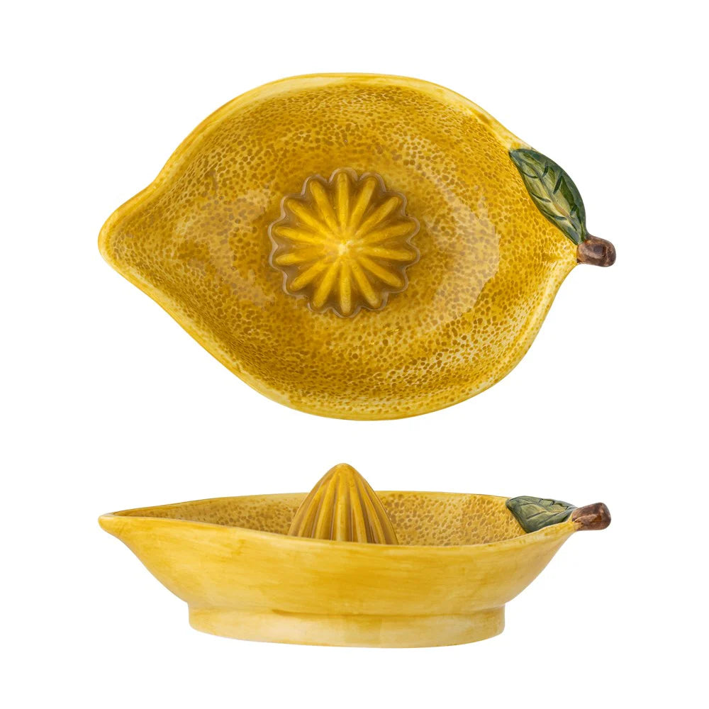 Lemon Juicer, Yellow, Stoneware
