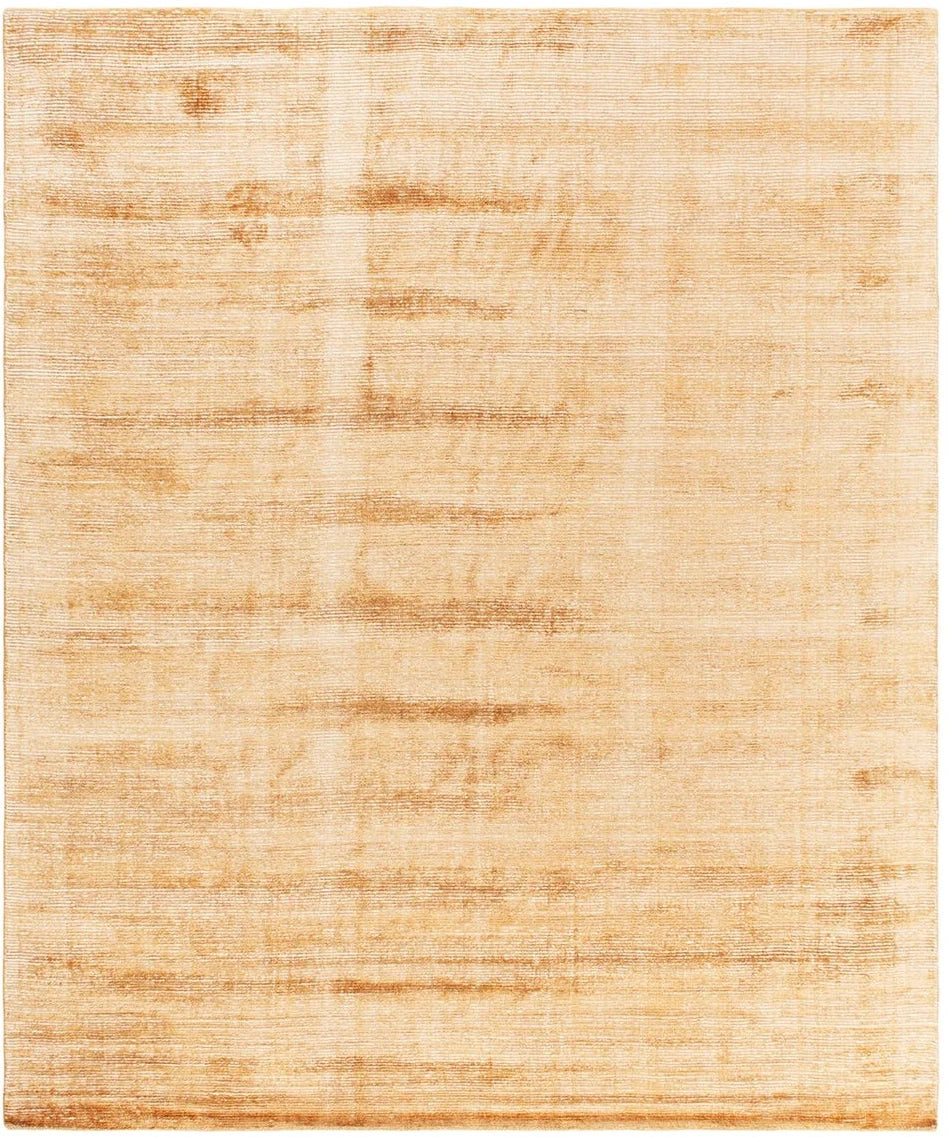 Copper Elements Rug – handwoven wool and bamboo silk rug with textured cut-and-loop, hand-sheared and gently distressed finish.