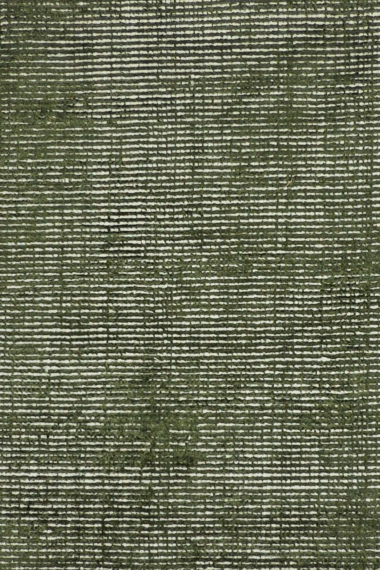 Green Elements Rug – handwoven wool and bamboo silk rug with textured cut-and-loop, hand-sheared finish.