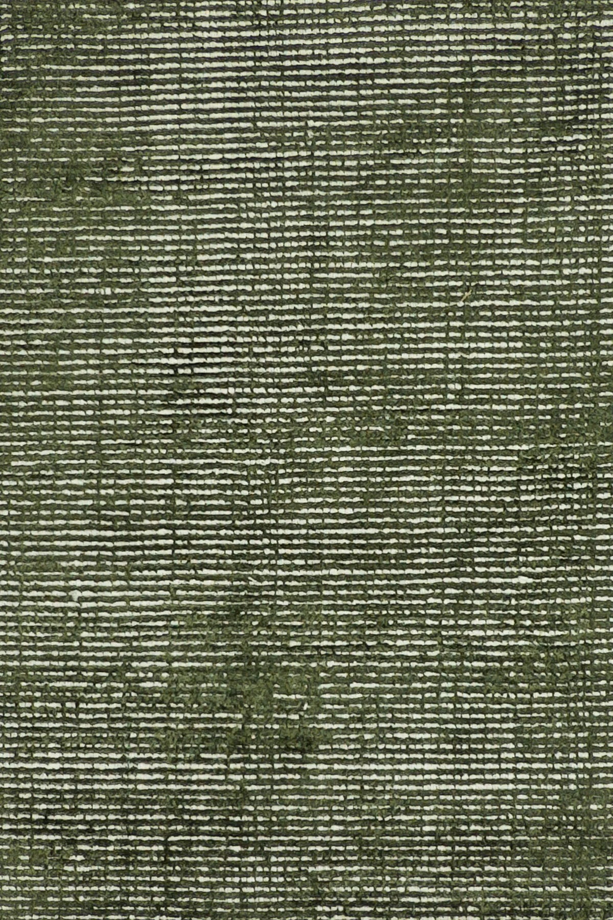 Green Elements Rug – handwoven wool and bamboo silk rug with textured cut-and-loop, hand-sheared finish.