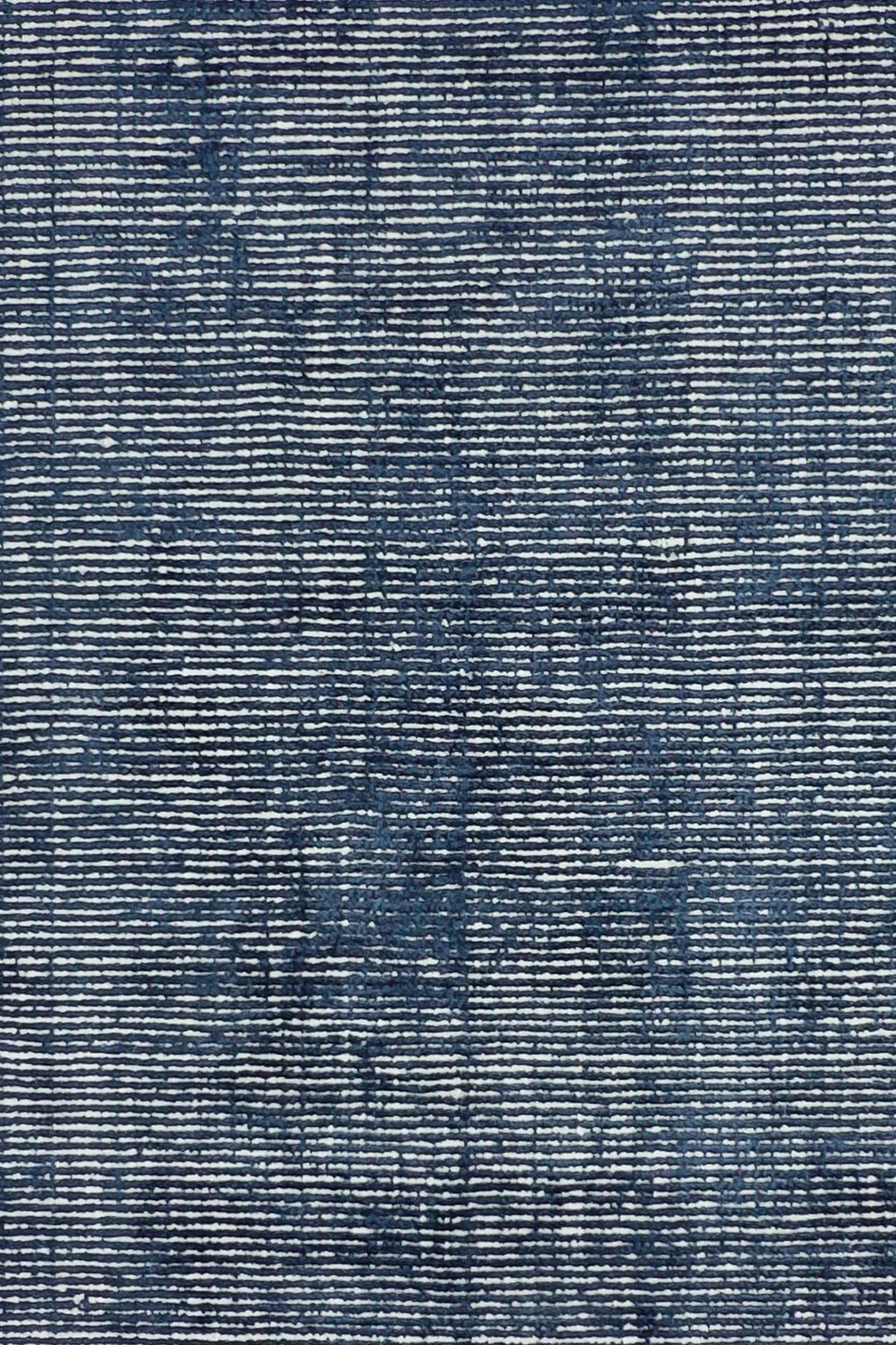 Navy Elements Rug – handwoven wool and bamboo silk rug with cut-and-loop, hand-sheared texture by Bodhi Living.