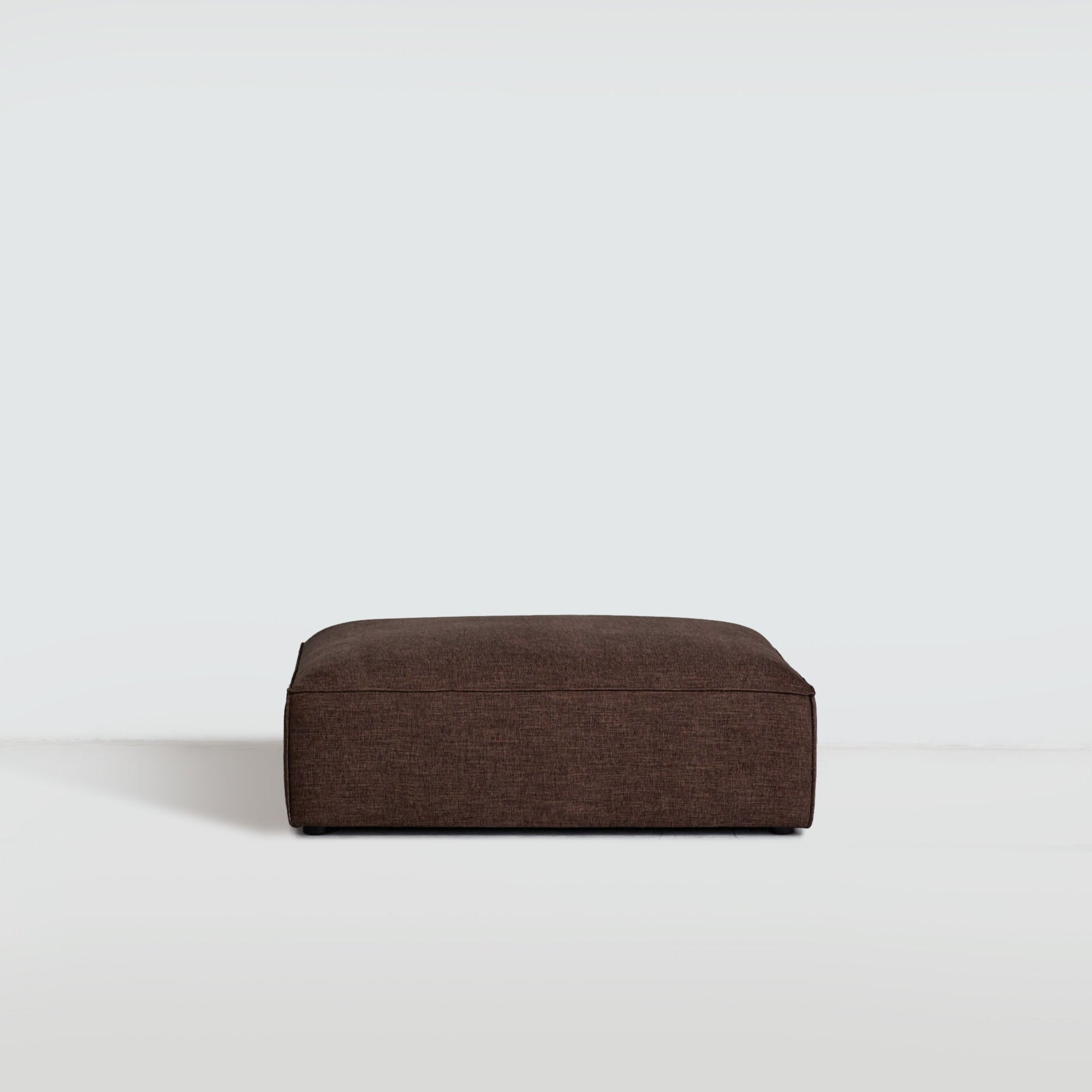 Cosmos Ottoman upholstered in Mocha - modular design