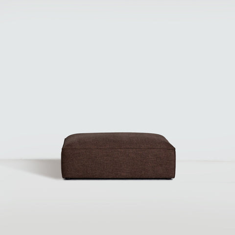 Cosmos Ottoman upholstered in Mocha - modular design