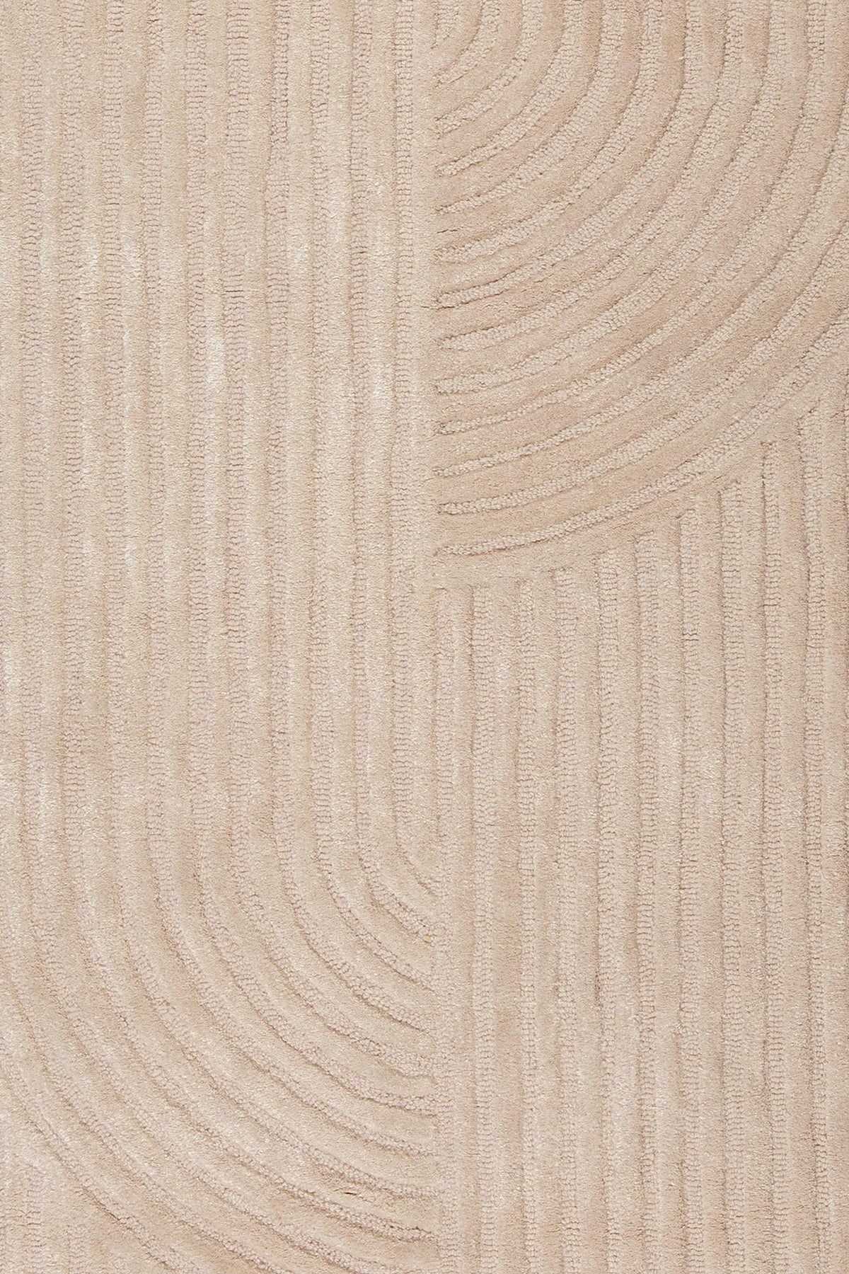 Deco Design2 Textured Wool Rug in Blush