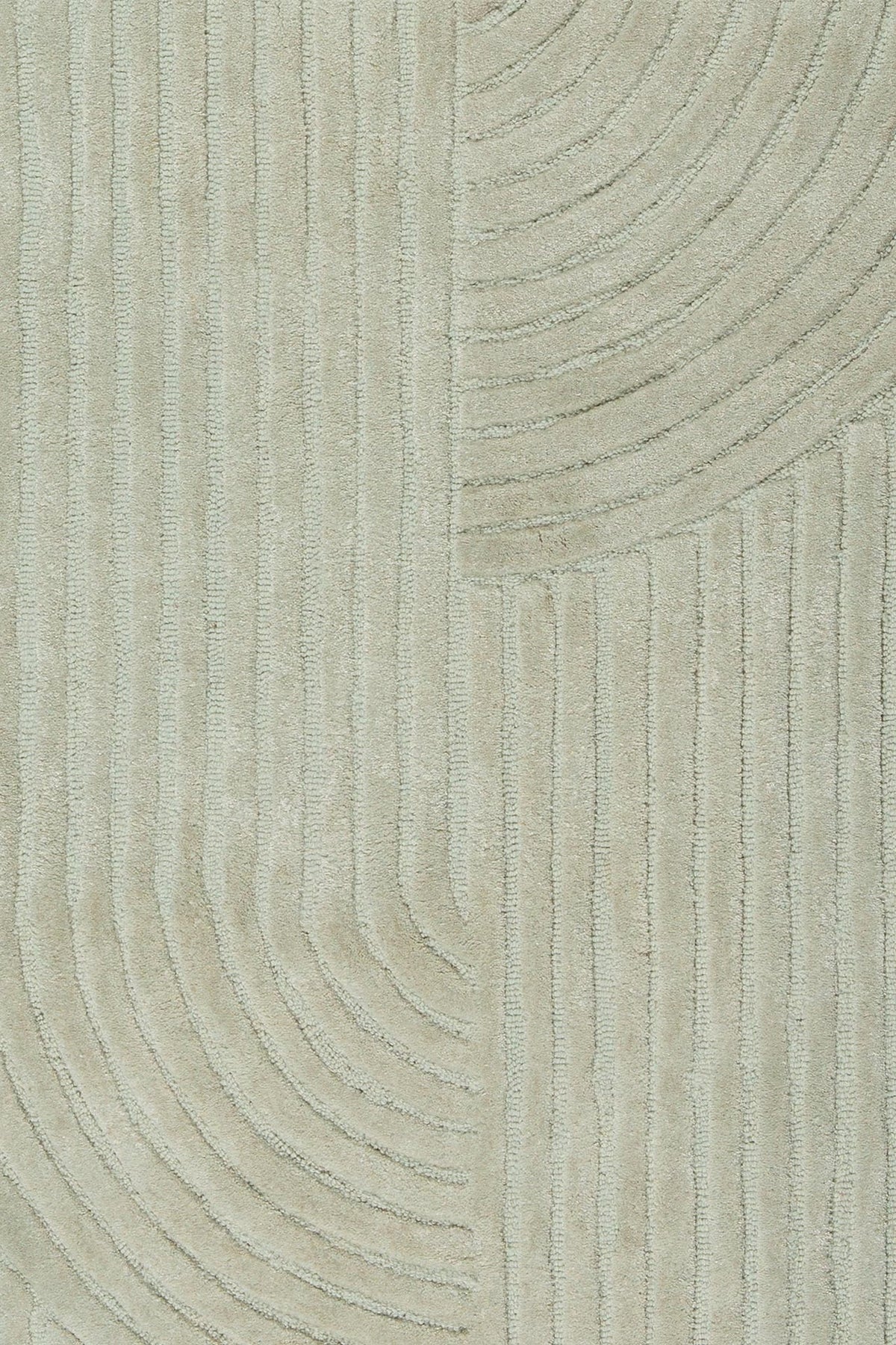 Deco Design1 Textured Wool Rug in Sage