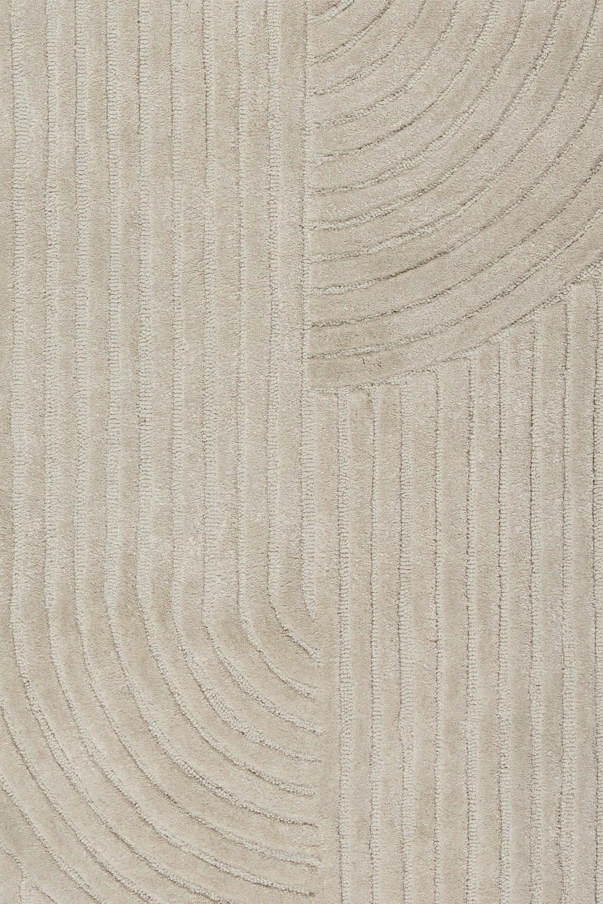 Deco Design1 Textured Wool Rug in Steel