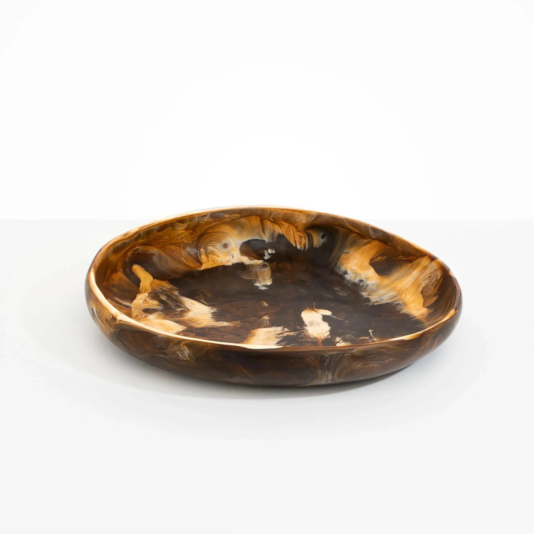 Large Earth Bowl Dark Horn by Dinosaur Designs