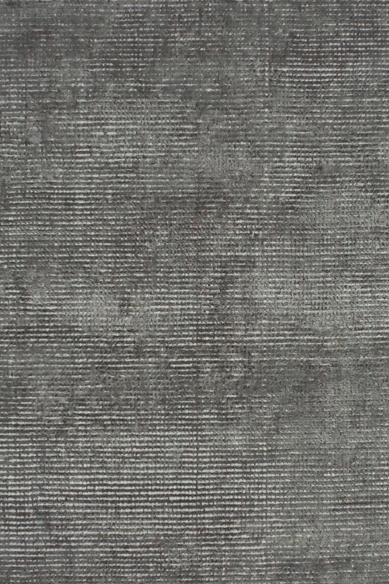 Grey Elements Rug – handwoven wool and bamboo silk rug with textured cut-and-loop, hand-sheared finish.