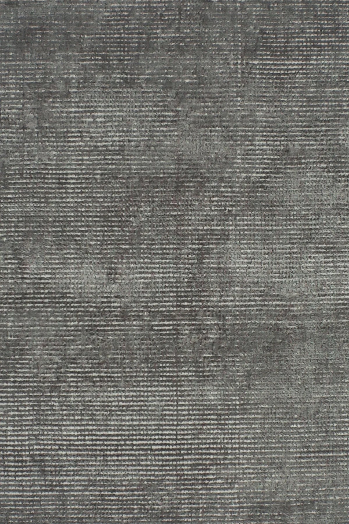 Grey Elements Rug – handwoven wool and bamboo silk rug with textured cut-and-loop, hand-sheared finish.