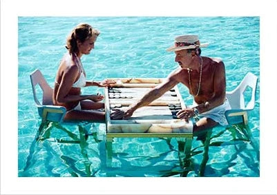 Keep Your Cool Print by Slim Aarons