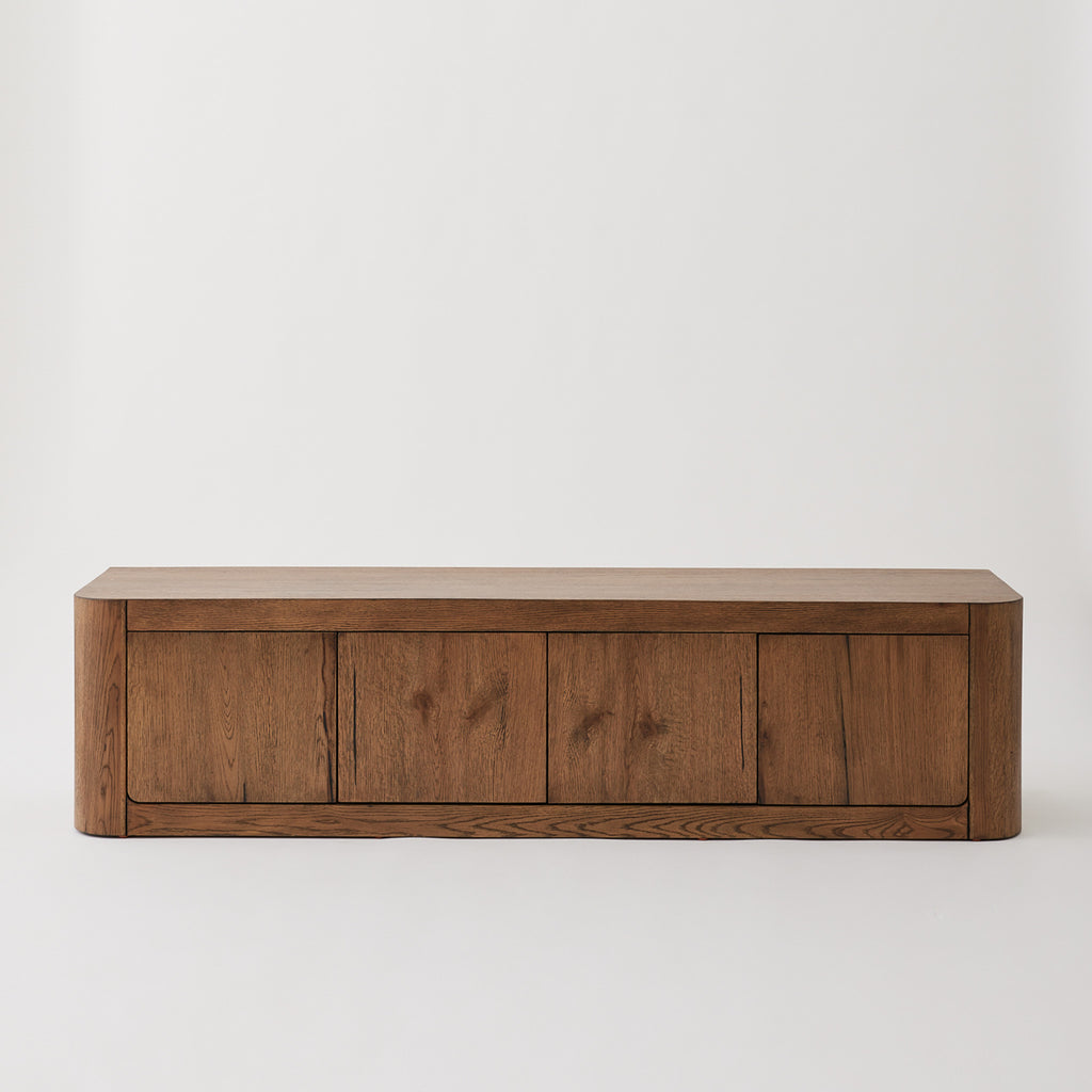 Oslo 4-Door Low Line Buffet in Oak | Bodhi Living
