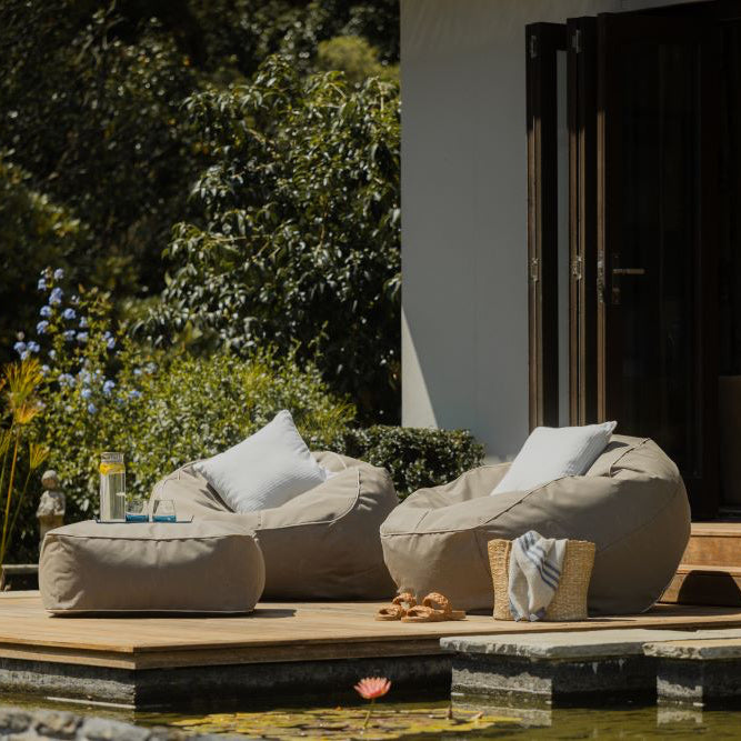 Marine Outdoor Beanbag Styled Poolside with Sunbrella Fabric