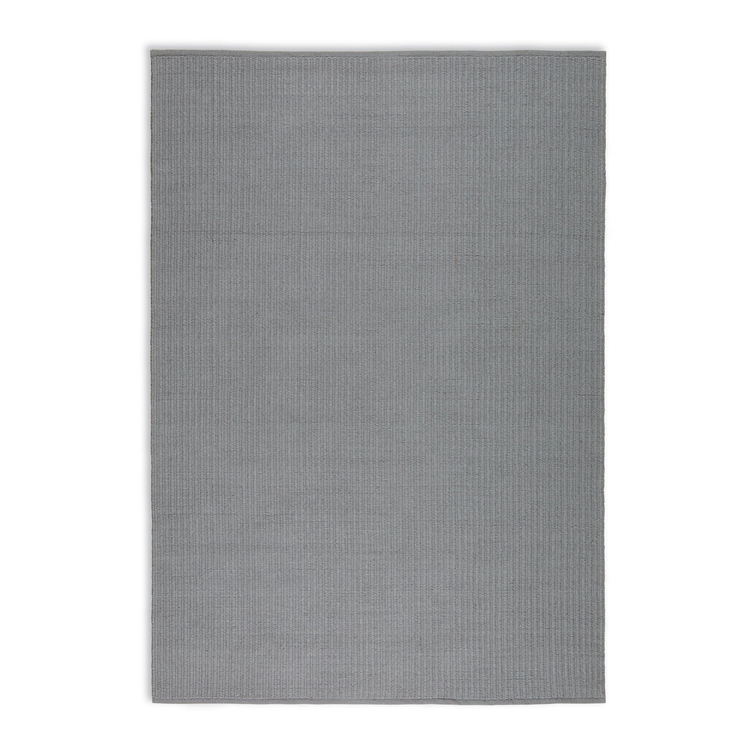 Pebble Flatweave Rug in Anthracite Grey