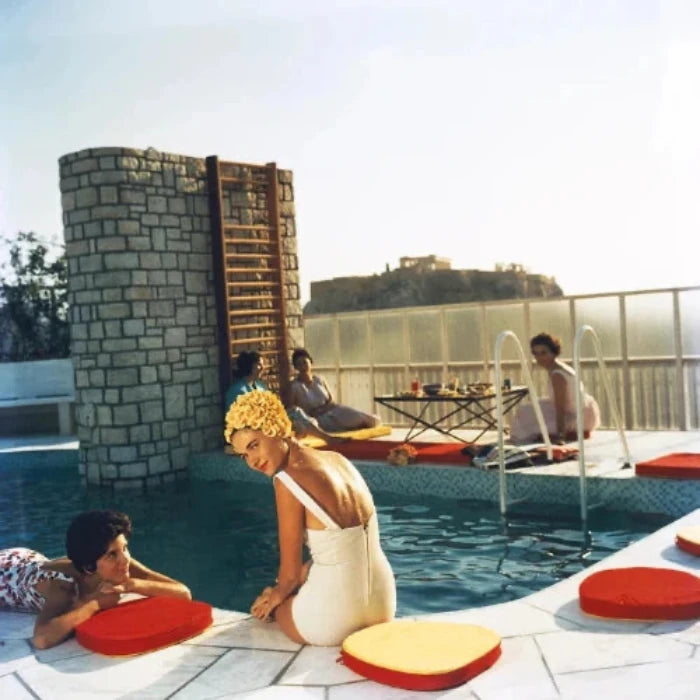 Penthouse Pool Print by Slim Aarons