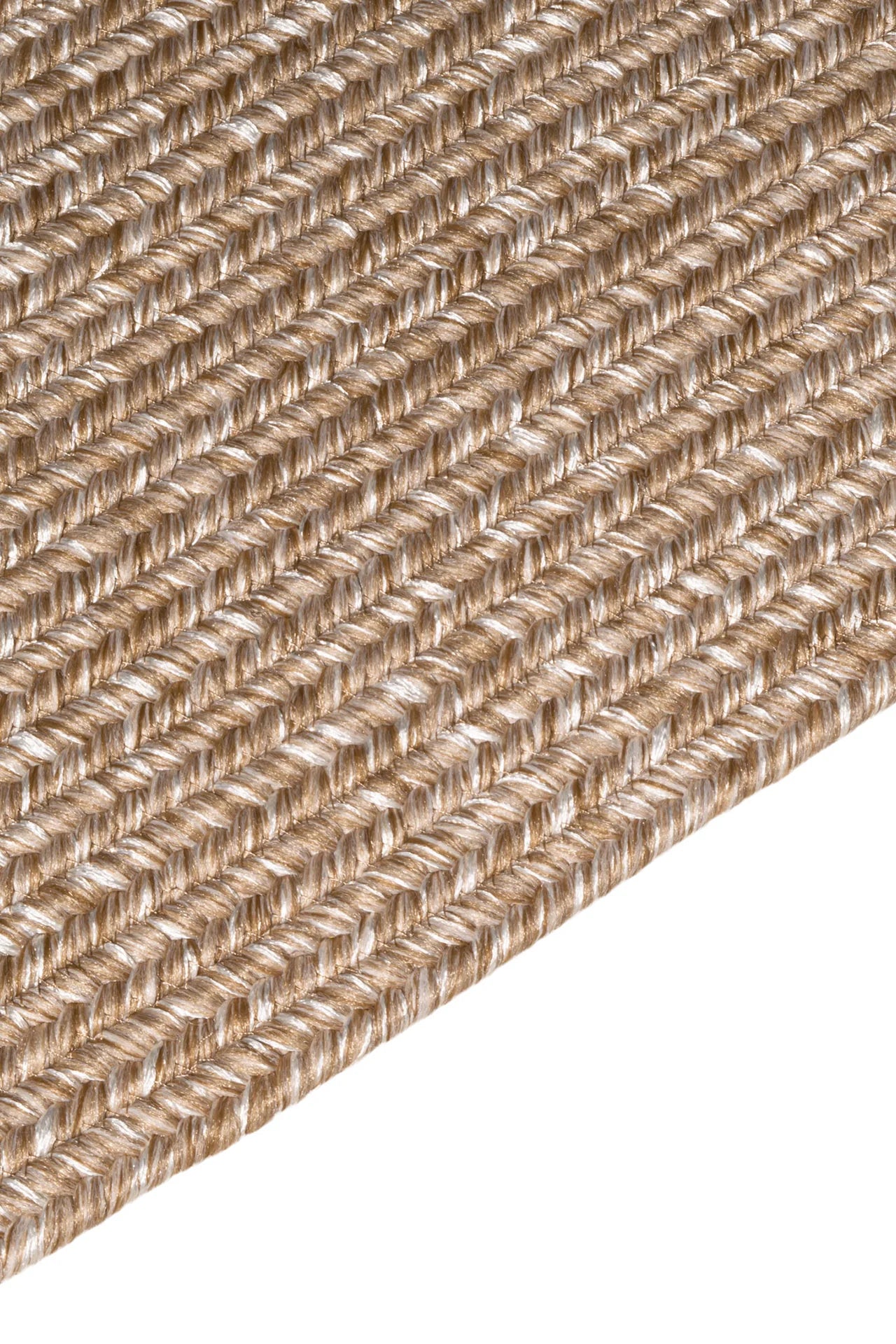 Details Seasons Natural Beige Stripe Rug, Indoor/Outdoor