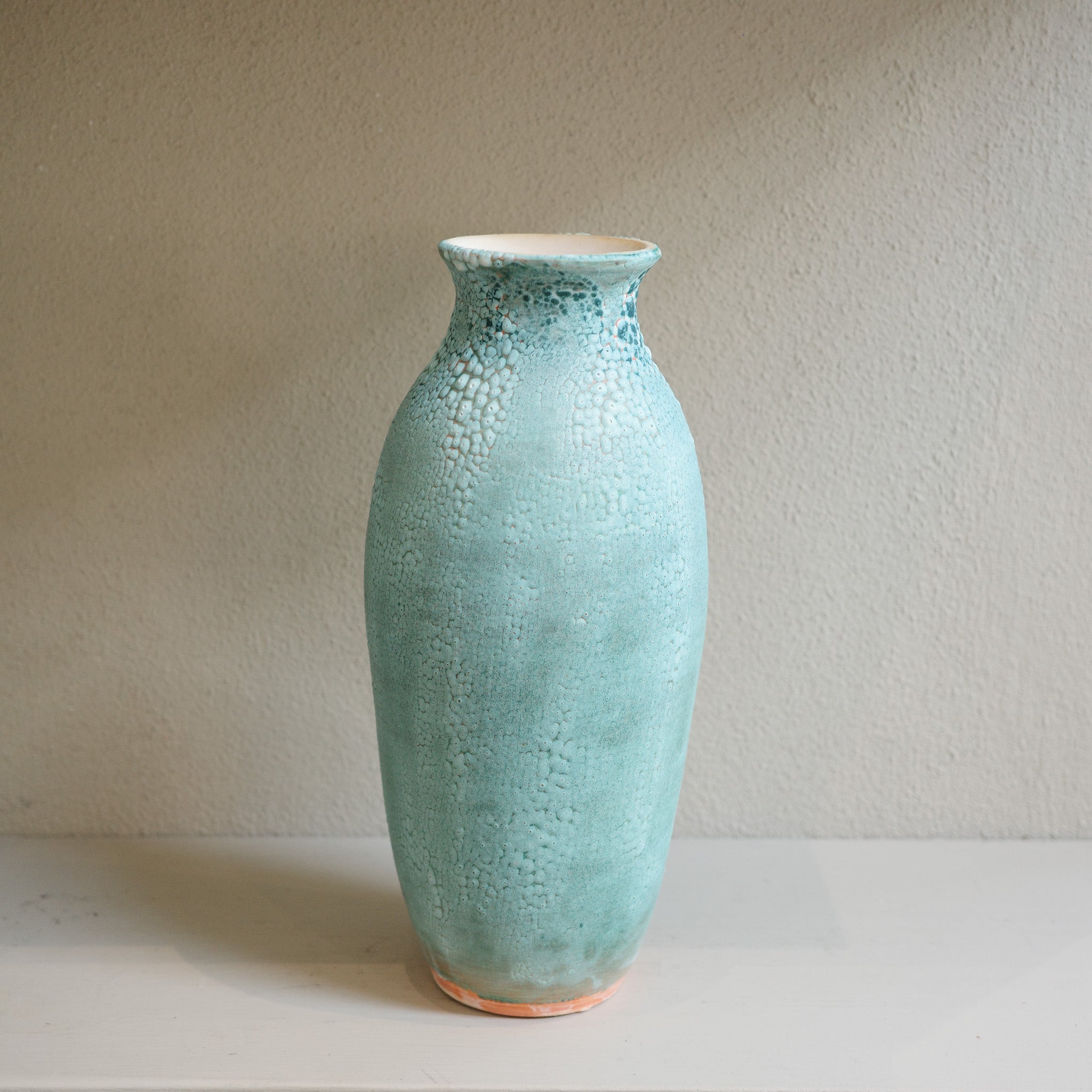 Tall Green Crawl Vase - Handmade Ceramic â Bodhi Living