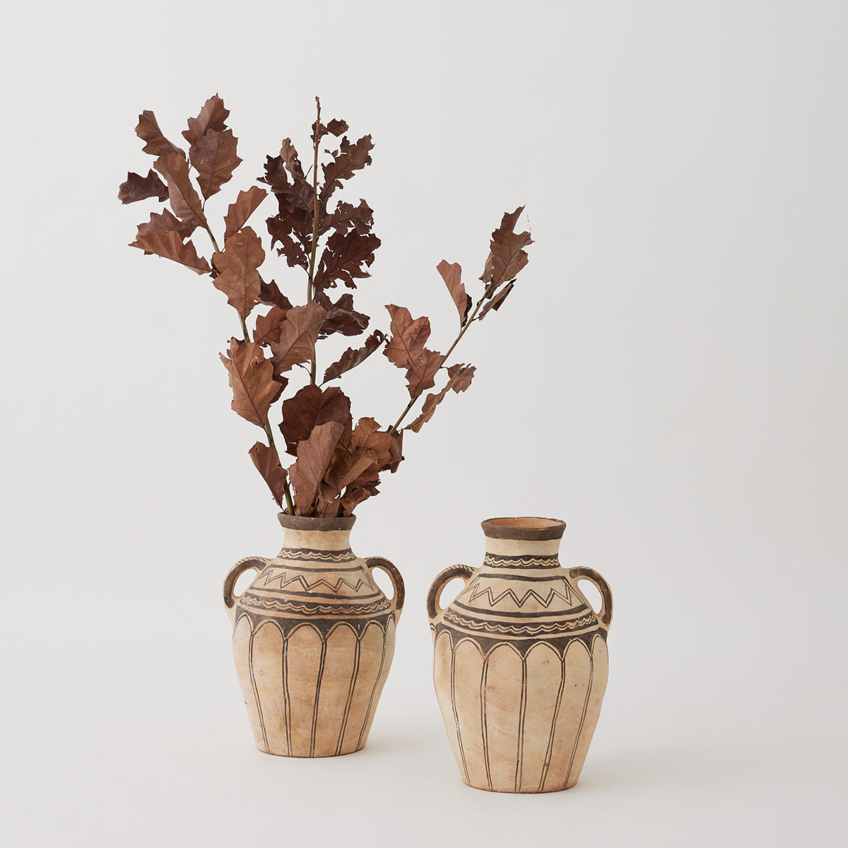 Vintage Moroccan pot with Geometric detailing