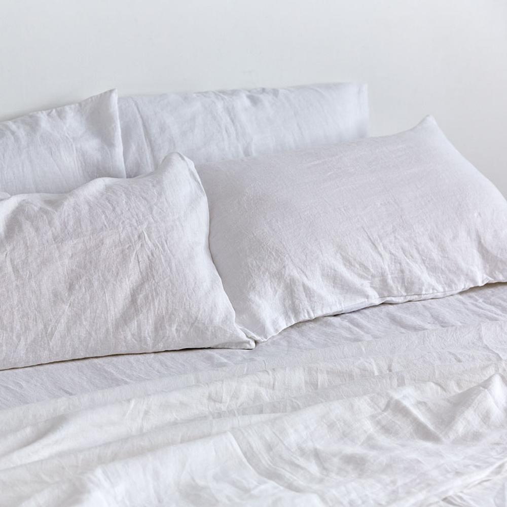 Fitted Sheet White Linen