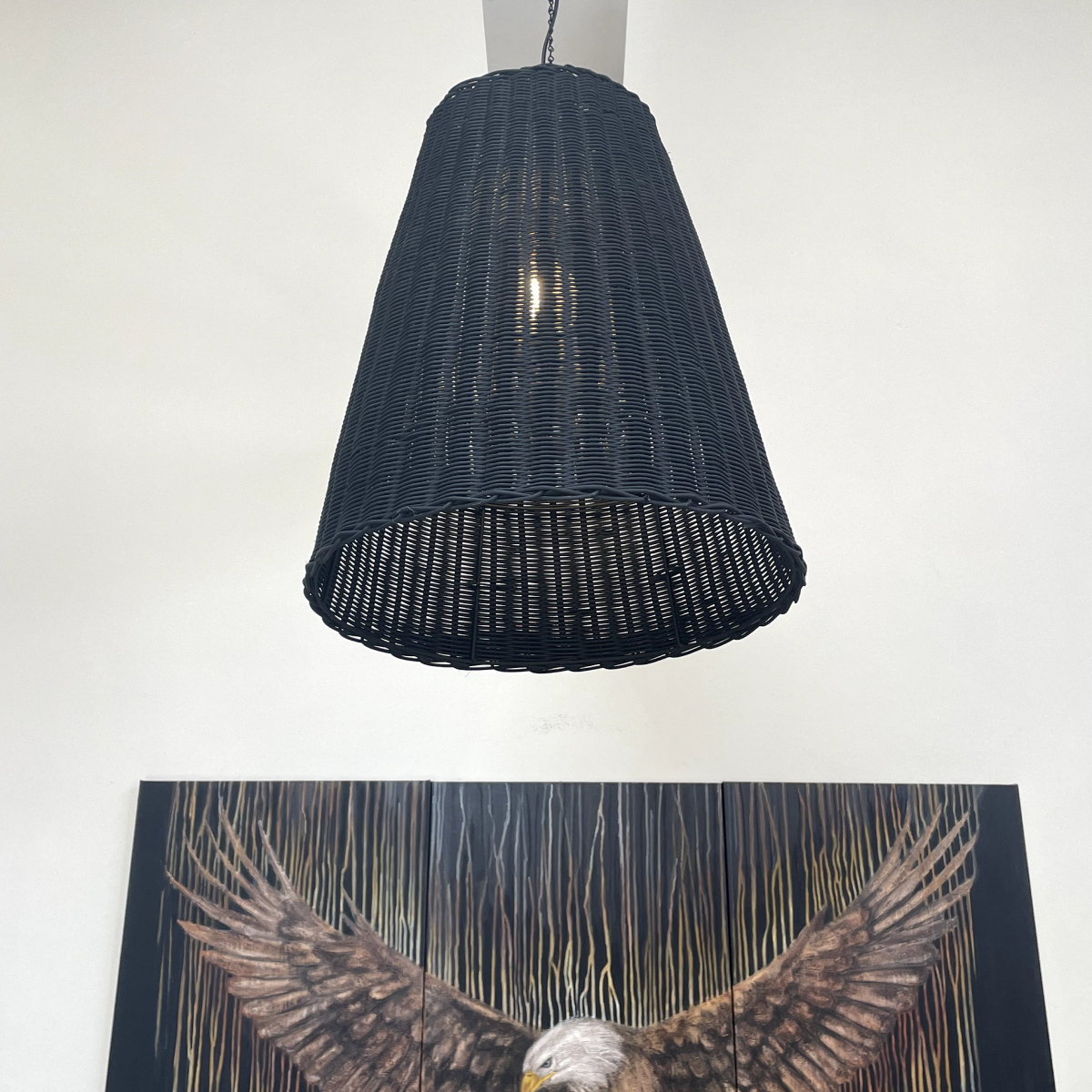 El Fenn Cane Bucket Pendant - Black